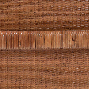 Bali & Pari Fairmont Handwoven Rattan Counter Stool with Cushion for Coastal Kitchen Bar