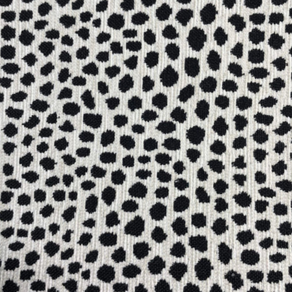 Fusion Winston Doggie Graphite Accent Ottoman - Stylish Grey/White Design, Durable, Fun Home Decor Piece Grey,White Ws,100% Polypropylene 243 Faux Skin Carbon Ottoman