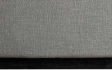 Flynn Grey Linen Textured Fabric Twin Bed FlynnGrey-T Meridian Furniture