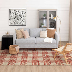 Karastan Rugs Bobby Berk by Karastan (Series 3) Fontana Machine Woven Polyester Transitional Area Rug Ginger 8' x 11'