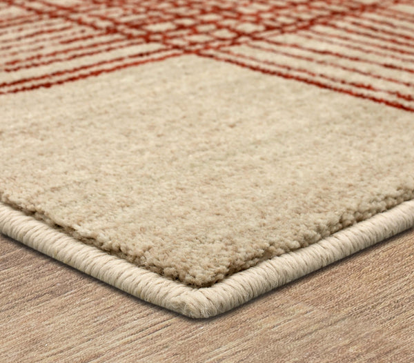 Karastan Rugs Bobby Berk by Karastan (Series 3) Fontana Machine Woven Polyester Transitional Area Rug Ginger 9' 6" x 12' 11"