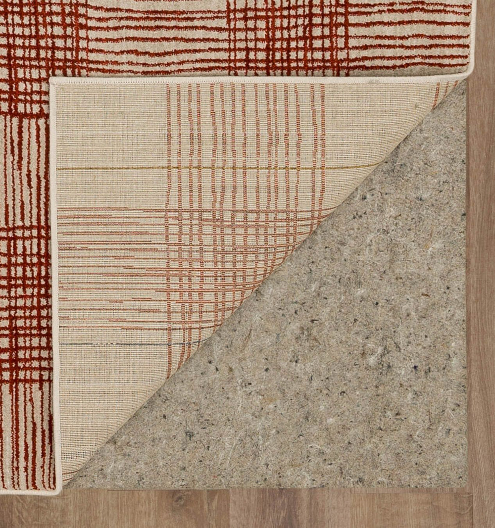 Karastan Rugs Bobby Berk by Karastan (Series 3) Fontana Machine Woven Polyester Transitional Area Rug Ginger 9' 6" x 12' 11"