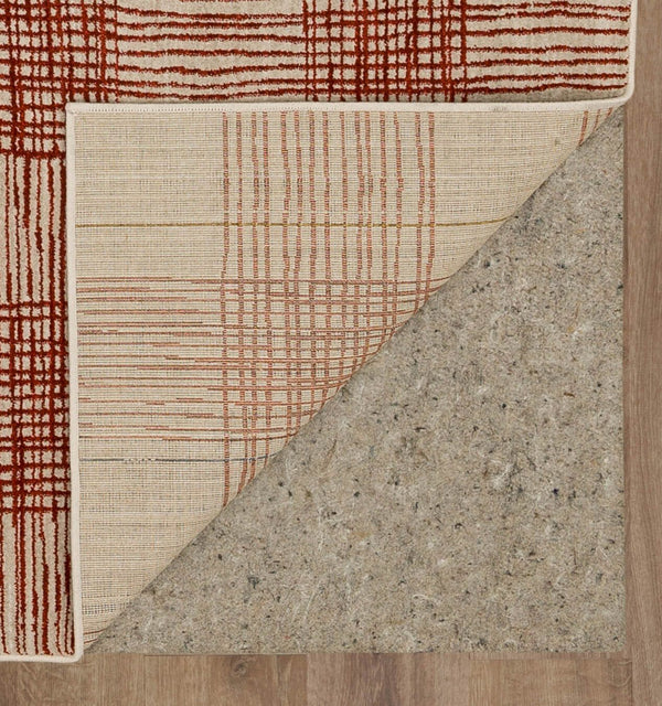 Karastan Rugs Bobby Berk by Karastan (Series 3) Fontana Machine Woven Polyester Transitional Area Rug Ginger 9' 6" x 12' 11"