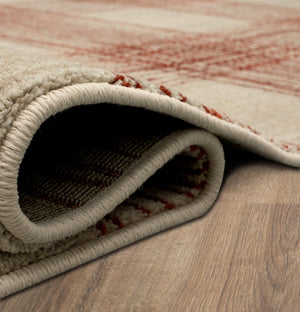 Karastan Rugs Bobby Berk by Karastan (Series 3) Fontana Machine Woven Polyester Transitional Area Rug Ginger 9' 6" x 12' 11"