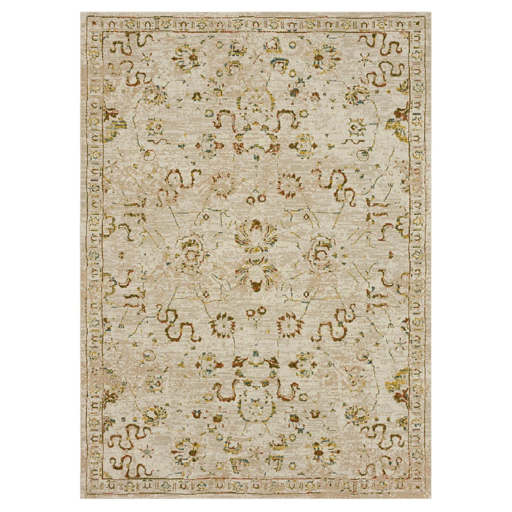 Karastan Rugs Memento Fresco Machine Woven Polyester Area Rug Cream 10' x 14'