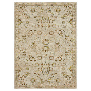 Karastan Rugs Memento Fresco Machine Woven Polyester Area Rug Cream 10' x 14'
