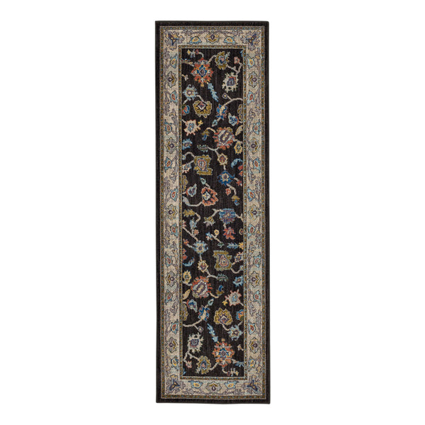 Fury Charcoal 2' 4" x 7' 10" Area Rug Karastan Rugs