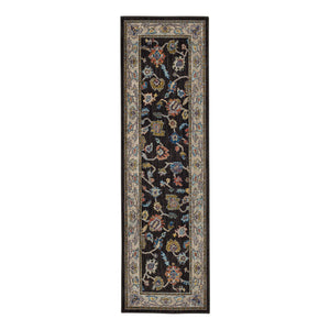 Fury Charcoal 2' 4" x 7' 10" Area Rug Karastan Rugs