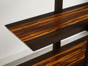 Greenington Magnolia Solid Bamboo Bookcase Five Shelf Mid Century Display Unit for Living Room Black Walnut G0013BL