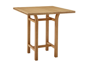 Greenington Tulip Solid Moso Bamboo Square Counter Table Eco Friendly Cafe Style Dining G0019