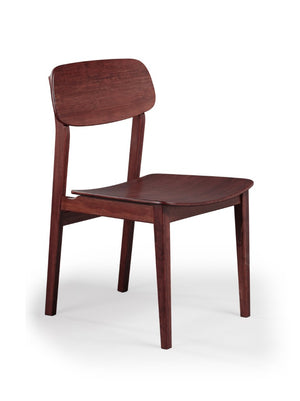Greenington Currant Solid Bamboo Dining Chair Set Mid Century Modern Eco Friendly Ergonomic Seating Sable G0023SA