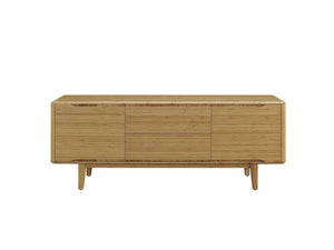 Greenington Currant Solid Bamboo Sideboard Mid-century Modern Eco Friendly Media Console Storage G0025CA