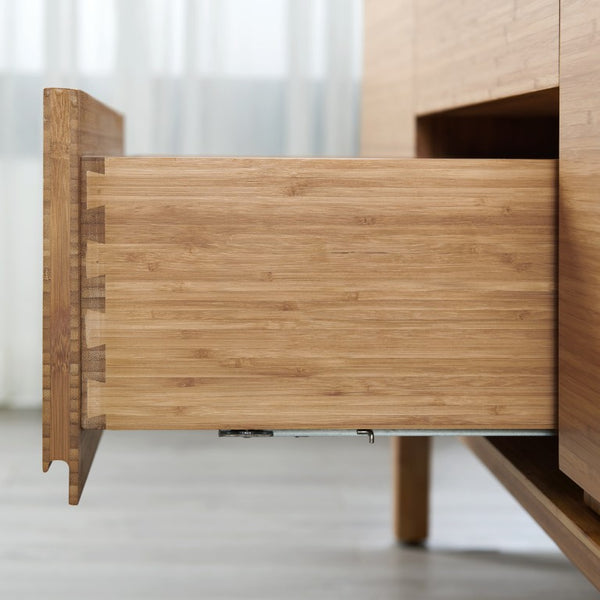Greenington Currant Solid Bamboo Sideboard Mid-century Modern Eco Friendly Media Console Storage G0025CA
