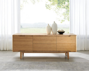 Greenington Currant Solid Bamboo Sideboard Mid-century Modern Eco Friendly Media Console Storage G0025CA