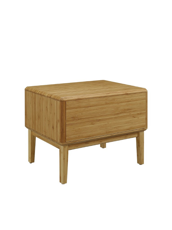 Greenington Currant Solid Bamboo Nightstand Mid-century Scandinavian Bedside with Dovetail Drawer Caramelized G0028CA