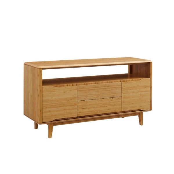 Greenington Currant Solid Bamboo Media Cabinet Mid-century Modern Storage with Cord Management G0034CA