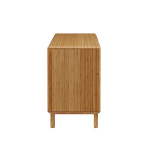 Greenington Currant Solid Bamboo Media Cabinet Mid-century Modern Storage with Cord Management G0034CA