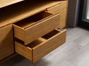 Greenington Currant Solid Bamboo Media Cabinet Mid-century Modern Storage with Cord Management G0034CA