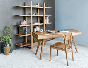 Greenington Currant Solid Bamboo Writing Desk Mid Century Danish Modern Style with Dovetail Drawers Caramelized G0047CA