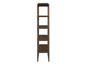 Greenington Currant Solid Bamboo Bookshelf Mid-century Danish Modern Storage for Home Office Black Walnut G0048BL