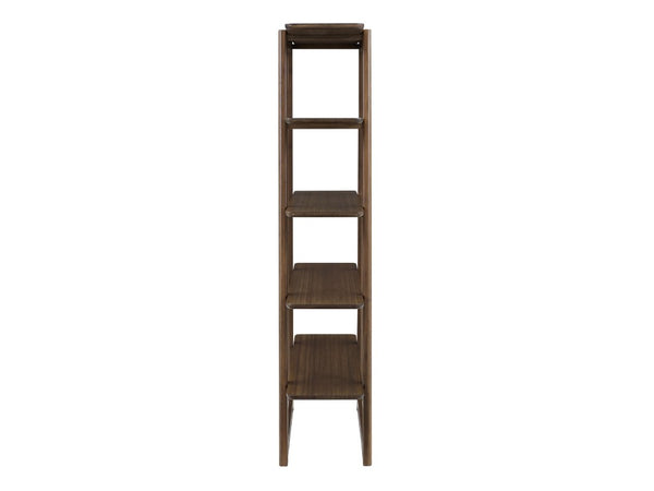 Greenington Currant Solid Bamboo Bookshelf Mid-century Danish Modern Storage for Home Office Black Walnut G0048BL