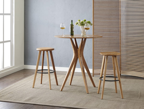 Greenington Mimosa Solid Moso Bamboo Bar Height Table Eco Friendly Pub Style Dining G0062CA