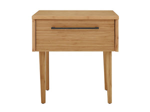 Greenington Sienna Solid Bamboo Nightstand with Soft Close Drawers and Matte Black Hardware G0092CA