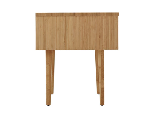 Greenington Sienna Solid Bamboo Nightstand with Soft Close Drawers and Matte Black Hardware G0092CA