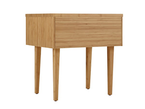 Greenington Sienna Solid Bamboo Nightstand with Soft Close Drawers and Matte Black Hardware G0092CA