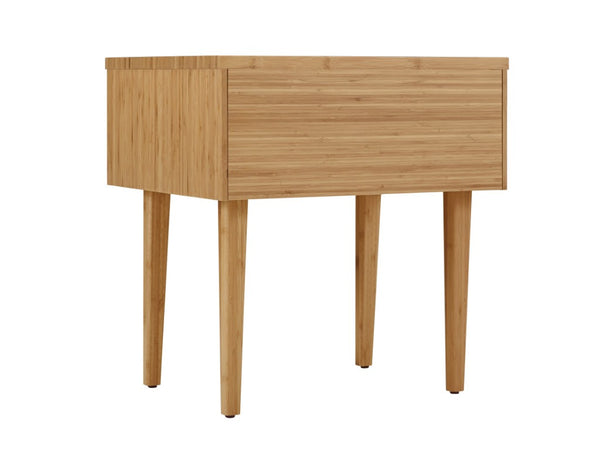 Greenington Sienna Solid Bamboo Nightstand with Soft Close Drawers and Matte Black Hardware G0092CA