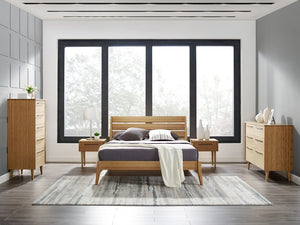 Greenington Sienna Solid Bamboo Tall Chest with Five Soft Close Drawers for Modern Bedrooms G0093CA