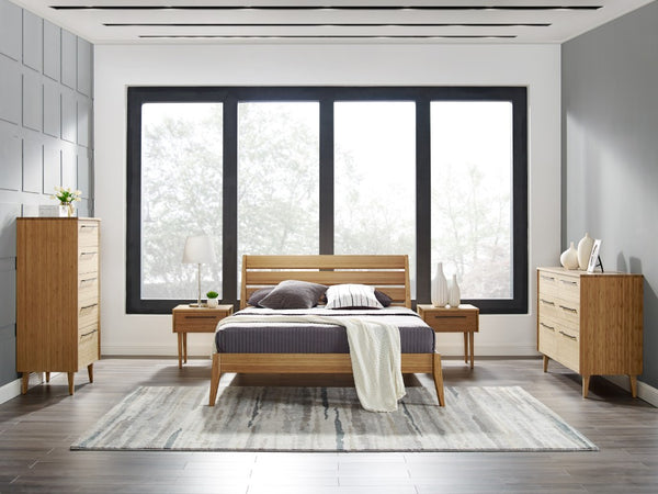 Greenington Sienna Solid Bamboo Tall Chest with Five Soft Close Drawers for Modern Bedrooms G0093CA