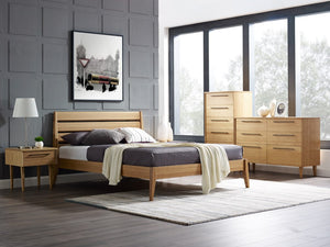 Greenington Sienna Solid Bamboo Tall Chest with Five Soft Close Drawers for Modern Bedrooms G0093CA