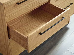 Greenington Sienna Solid Bamboo Six Drawer Double Dresser with Soft Close Glides Bedroom G0094CA