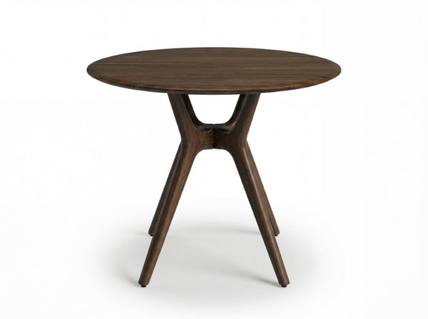 Greenington Sitka Solid Bamboo Round Dining Table Pedestal Base Seats 4 Eco Modern Design G0097BL