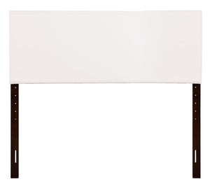 English Elm Contemporary Steel Bed Frame Tall Headboard Minimalist Matte Finish Bedroom Anchor White B078112021