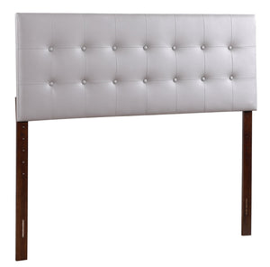 English Elm Stylish Adjustable Queen Headboard Modern Upholstered Frame for Transitional Bedroom Decor B078112041