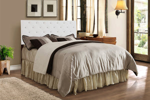 English Elm Super Nova Adjustable Height Queen Headboard White Finish for Any Bedroom Style B078112049