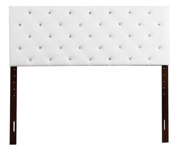 English Elm Super Nova Adjustable Height Queen Headboard White Finish for Any Bedroom Style B078112049
