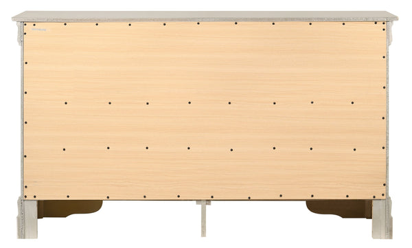 English Elm Louisphillipe G02103-D Dresser In Silver Champagne - Elegant Storage Solution For Modern Bedrooms B078107839