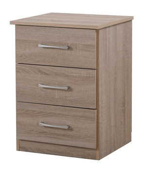English Elm Elegant Classic Nightstand with Two Deep Drawers, Durable Veneer & Frame, Warm Finish Accent Brown 6.5 L x 17.91 W x 25.98 H B078112068