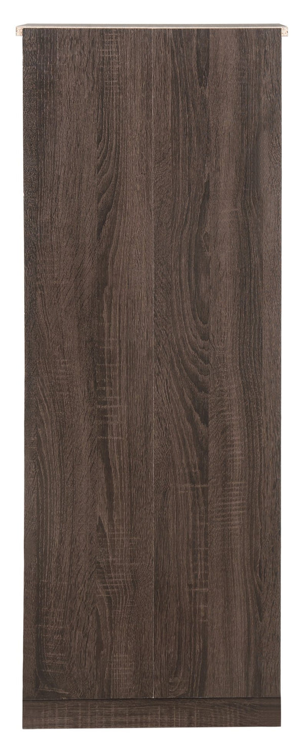 English Elm Boston Lingerie Chest with Rich Sandle Wood Finish, 46"H Vertical Storage, Smooth Roller Drawers Brown 48 L x 19 W x 7 H B078107862