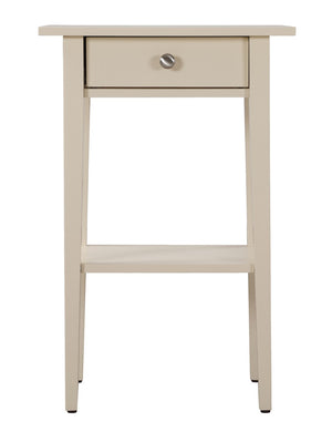 English Elm Sleek Beige Nightstand – Modern Design, Space-Saving Solution For Small Bedrooms & Easy Assembly B078112077-GIGA