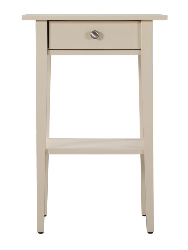 English Elm Sleek Beige Nightstand – Modern Design, Space-Saving Solution For Small Bedrooms & Easy Assembly B078112077-GIGA