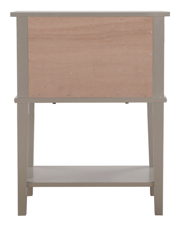 English Elm Stylish Oak Nightstand with 28"H x 18"W x 14"D Durable Particle Board Build and Warm Wood Finish Appeal Champagne 15.16 L x 17.52 W x 24.02 H B078112088