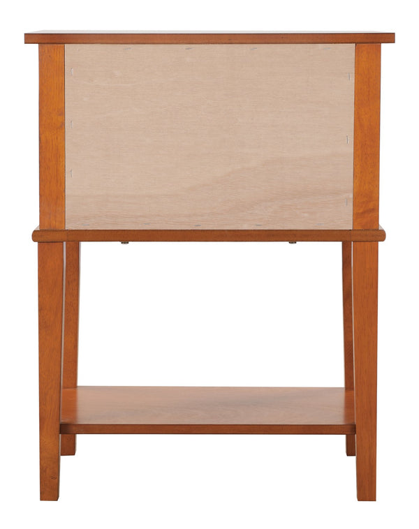 English Elm Stylish Oak Nightstand with 28"H x 18"W x 14"D Durable Particle Board Build and Warm Wood Finish Appeal Oak 15.16 L x 17.52 W x 24.02 H B078112092