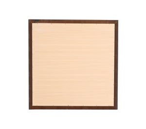 English Elm Primo G1300-M Mirror Espresso Finish 36"x36" — Durable Wood Veneer Frame, Low Distortion Glass Elegance B078107966