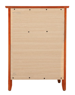 English Elm Charming Transitional Nightstand with Three Spacious Drawers, Durable Particleboard, Versatile Accent Piece Oak 28 L x 22 W x 18 H B078112167