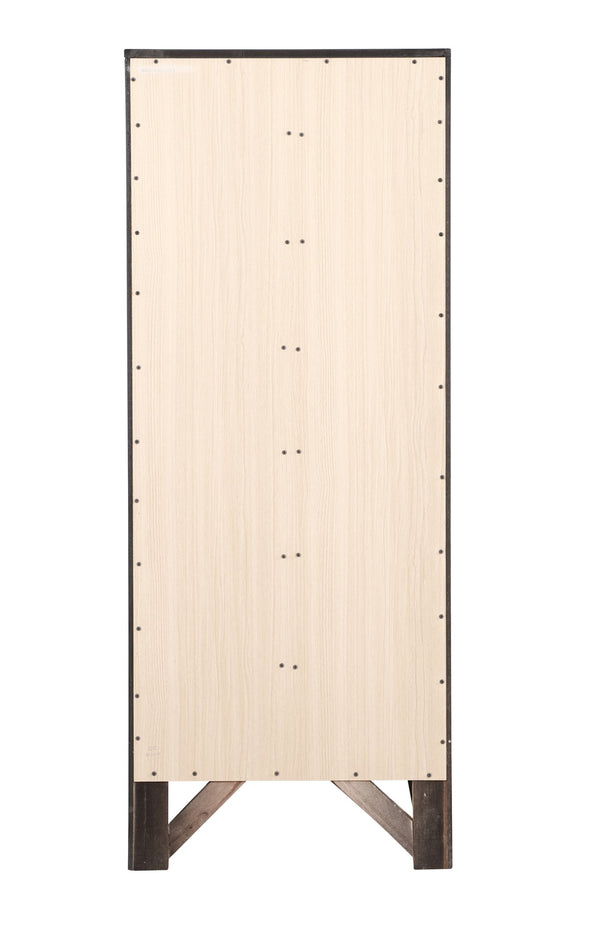 English Elm Glory Marilla G1500-LC 7-Drawer Lingerie Chest Black - Dovetailed Drawers, Real Wood Veneer Finish B078112177