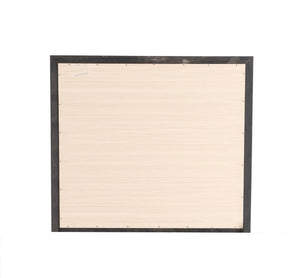 English Elm Marilla Black Wall Mirror 39"x35" with Low-Distortion Glass, Wood Veneer Frame for Modern Homes B078112178